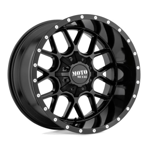 22X10 Moto Metal 6X135/5.5 5.97 12mm GLOSS BLACK - MO986220673A12