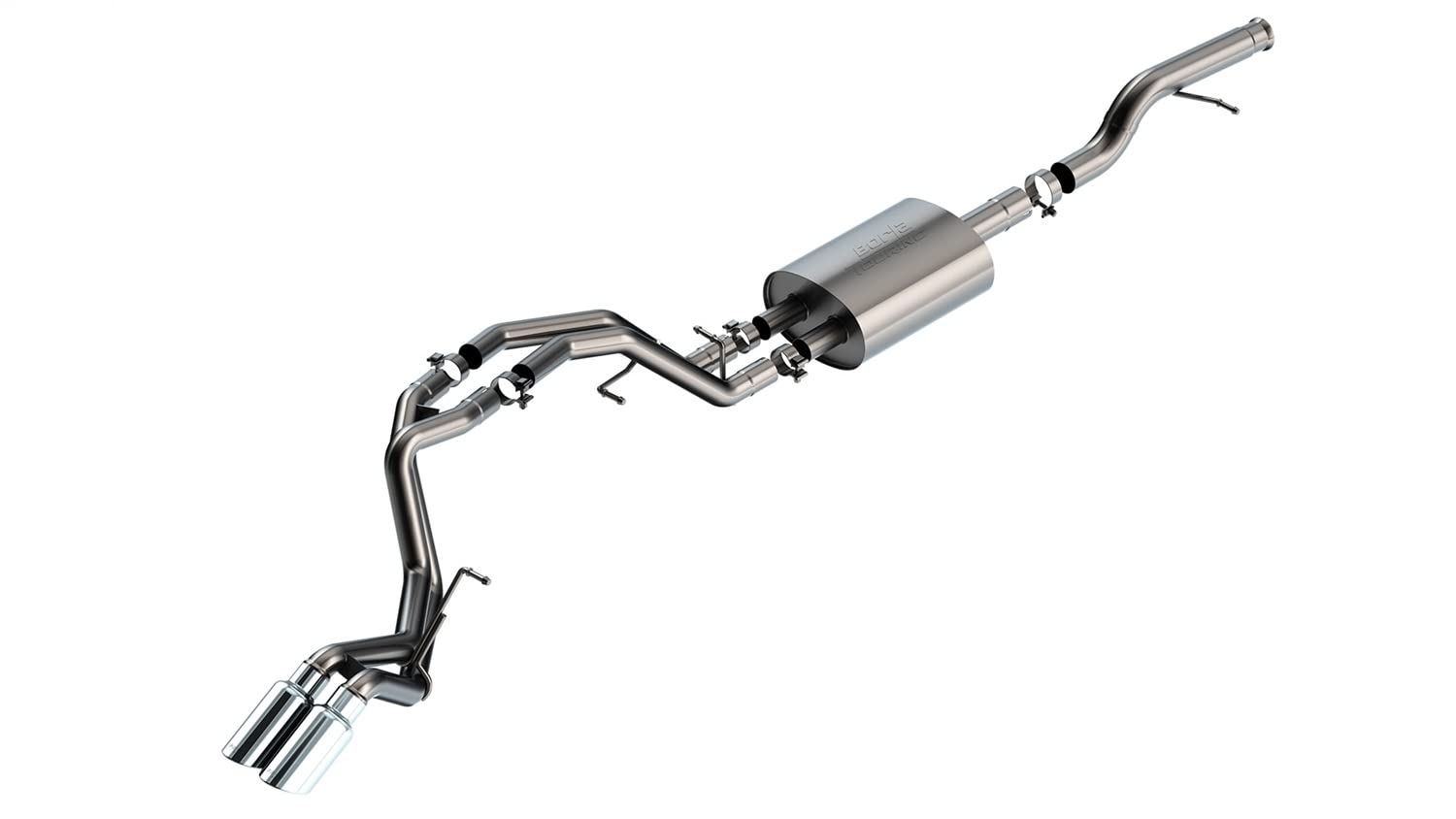 BORLA Cat-Back 140854 Perf. Exhaust System for 2021-2024 Chevrolet Tahoe LS/Tahoe LT/Tahoe RST/Tahoe Z71/ GMC Yukon SLE/Yukon SLT/Yukon AT4 5.3L V8 Automatic Transmission 2 & 4 Wheel Drive 4 Door