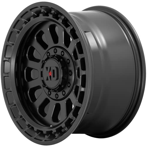 XD Wheels Omega Xd856 Satin Black Wheel with Alloy Steel (20 x 10. inches /8 x 125 mm, -18 mm Offset)