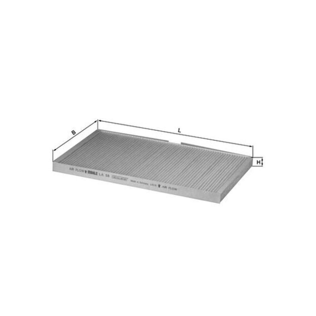 Cabin Air Filter MAHLE LA 58