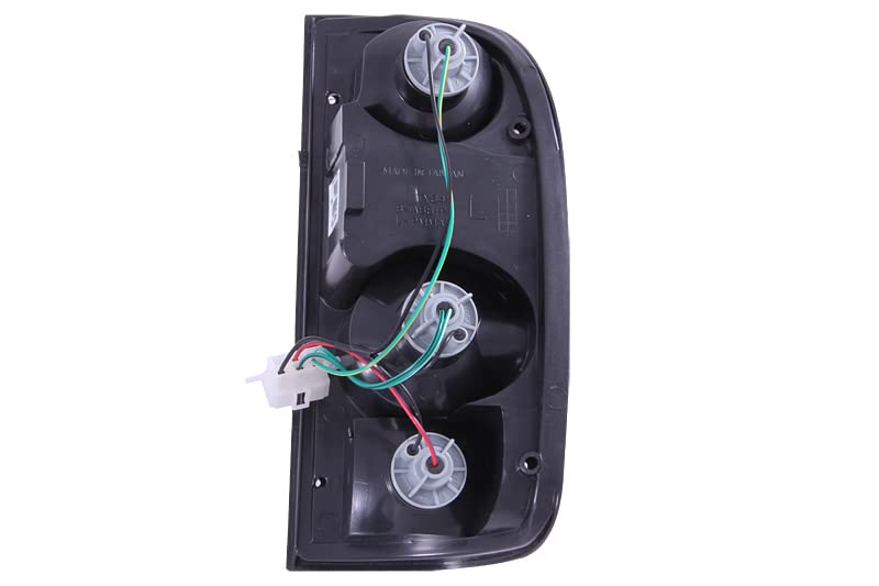 Black Euro Tail Light Set-Clear Lens ANZO USA 211129