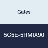 5C5E-5RMIX90 Gates Field Attachable for C5E Hose, Male SAE 45 Flare Inverted Swivel, 90 Bent Tube, Steel, 1/4" ID