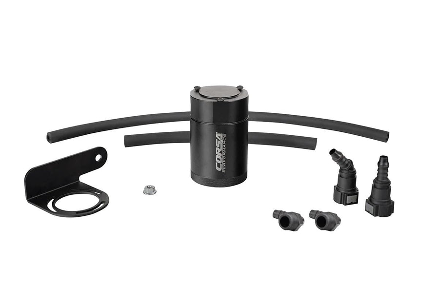 Corsa - Silverado/Sierra 19-22 & Tahoe/Suburban/Yukon/Denali 21-22 Aluminum Oil Catch Can w/Bracket (CC0011)
