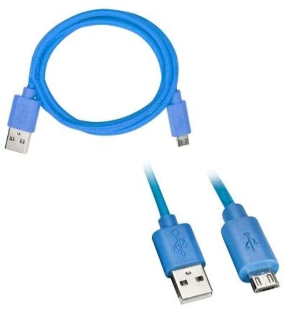 Heise - AXXESS 3 Foot Replacement Micro B Cables Blue (AXMROB-BL)