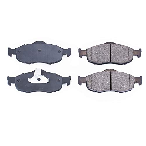 Power Stop Z16 16-648 Evolution Front Ceramic Brake Pads For Ford Contour 1995-2000 | Mercury Cougar 1999-2002 | Mercury Mystique 1995-2000 [Vehicle Specific]