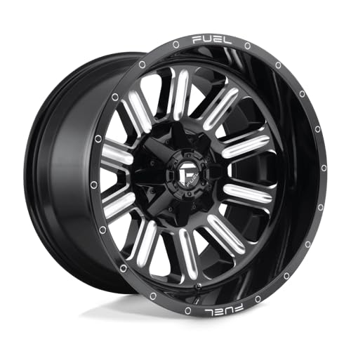 FUEL OFF-ROAD 20X9 HARDLINE 8X6.5 5.79 20mm GLOSS BLACK MILLED - D62020908257