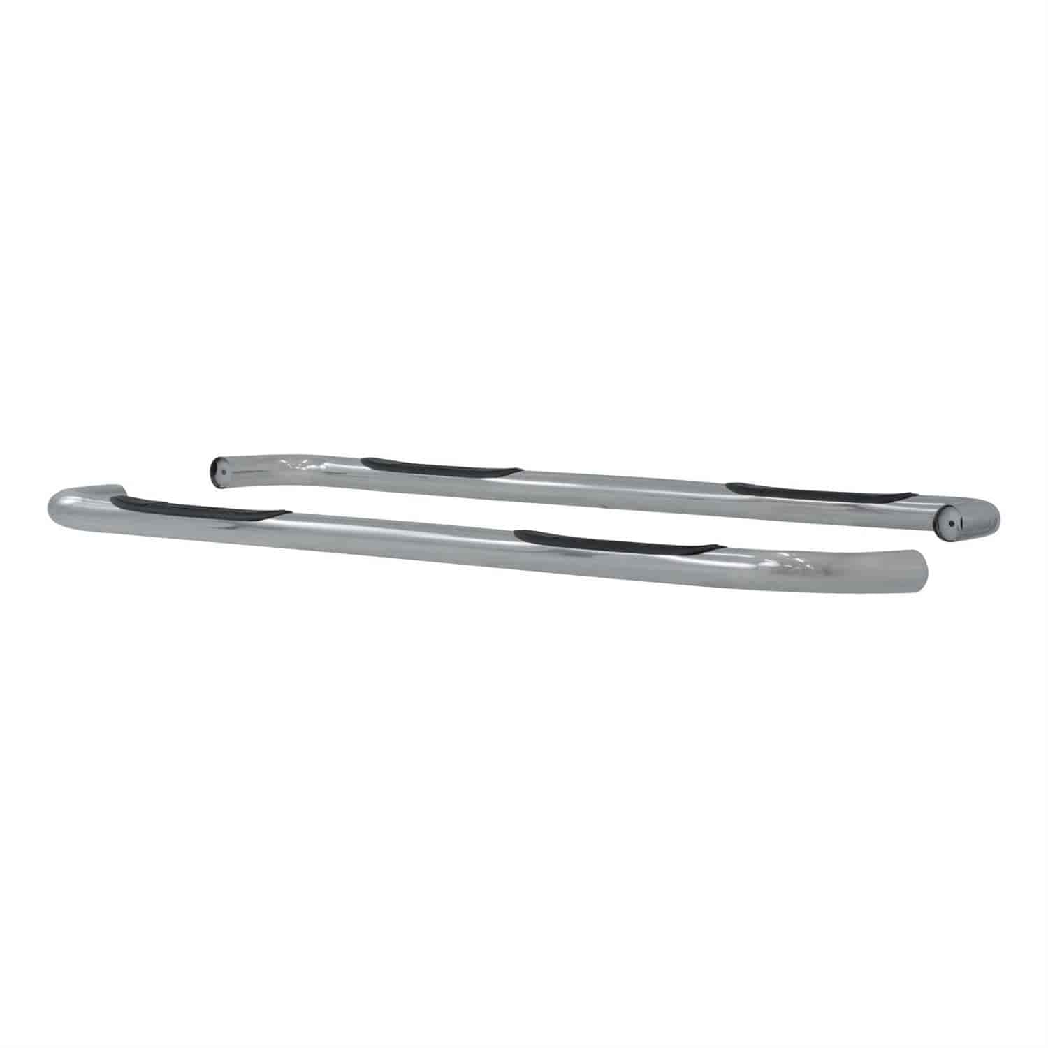 3-Inch Round ARIES Polished Stainless Steel Nerf Bars, No-Drill, Fits Select Chevrolet Avalanche, Suburban, GMC Yukon XL