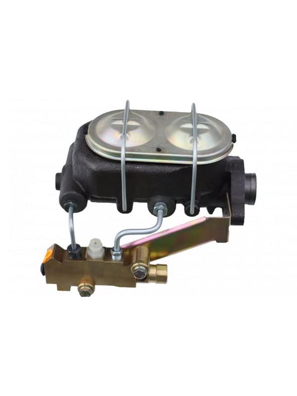 1 inch Bore Master Cylinder Kit - left port with side mount proportioning valve - Disc/Drum