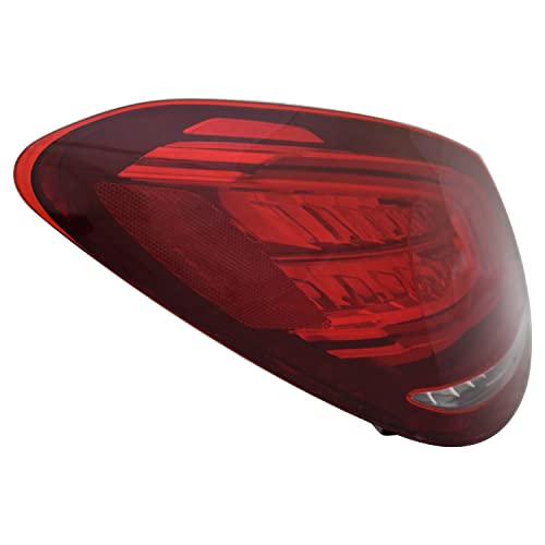Left TYC Tail Light Assembly Compatible with 2019-2020 Mercedes Benz C-Class