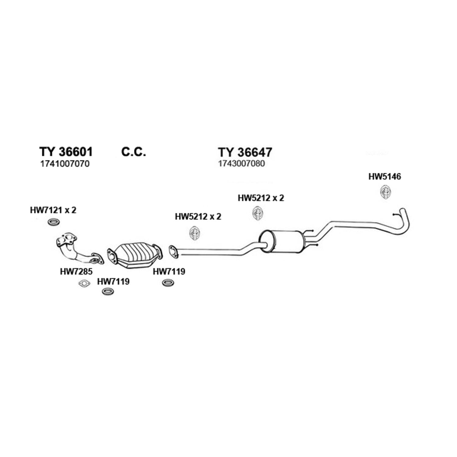 Hw7119 Ap Exhaust Products Gasket