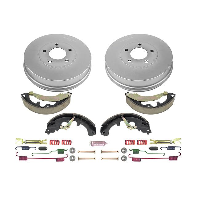 Power Stop Autospecialty KOE15406DK Rear Replacement Brake Kit-OE Brake Drums & Ceramic Brake Pads