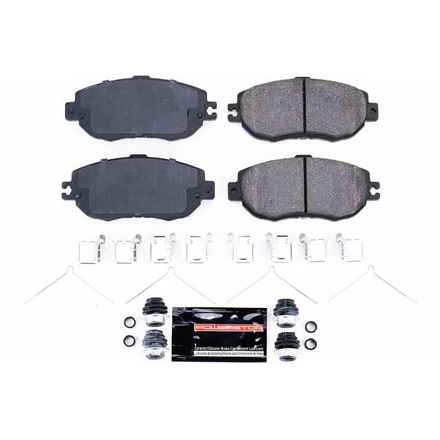 Power Stop Z23-612 Z23 Evolution Sport Carbon Fiber Infused Ceramic Brake Pads with Hardware For Lexus LS400 1993-1994 [Model Specific]