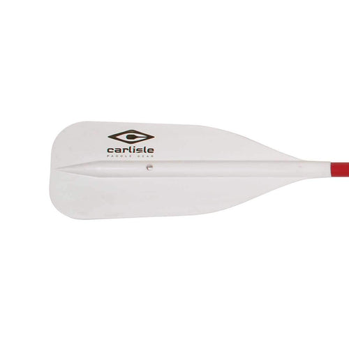Paddles Carlisle Standard Canoe Paddle with Polypropylene Blade and Aluminum Shaft (White and Red, 57 Inches)
