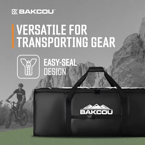 Bakcou - Cooler/Gear Bag Insulated - Waterproof, Padded, Compatible with Folding Cargo Trailers, Includes Drain Plug, 16.5" W x 40.5" L x 13" H