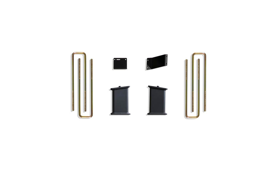 Part# 901970 MAX TRAC SUSPENSION'S is A 7" Rear Box KIT Including 7" Lift Blocks, U-Bolts & Brake LINE Brackets