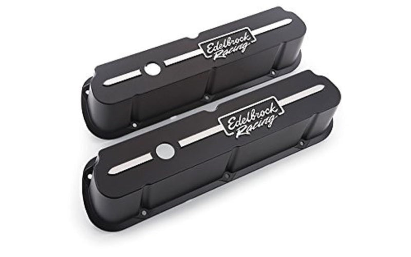 Valve Cover Kit Edelbrock 41653 (Race Series SBF Tall Black)