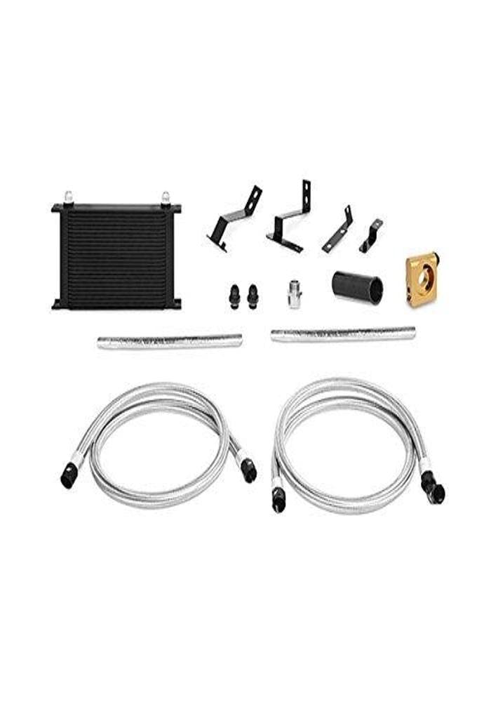 Mishimoto Oil Cooler Kit MMOC-CAM4-16TBK Thermostatic Fits Chevrolet Camaro 2.0T 2016+ Stealth Black