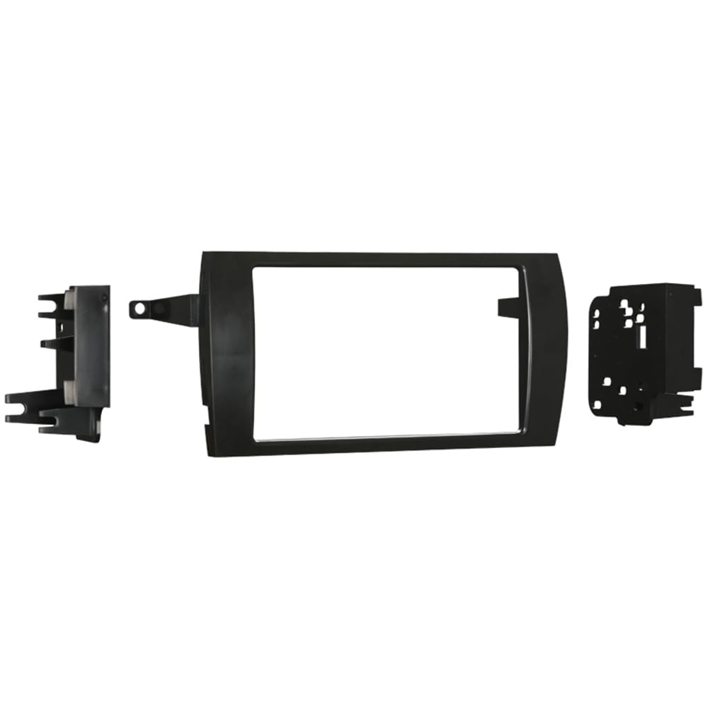 Double DIN Installation Dash Kit Metra Electronics 95-2004 for 1997-2001 Cadillac Catera and 1996-1999 Cadillac Deville, Black