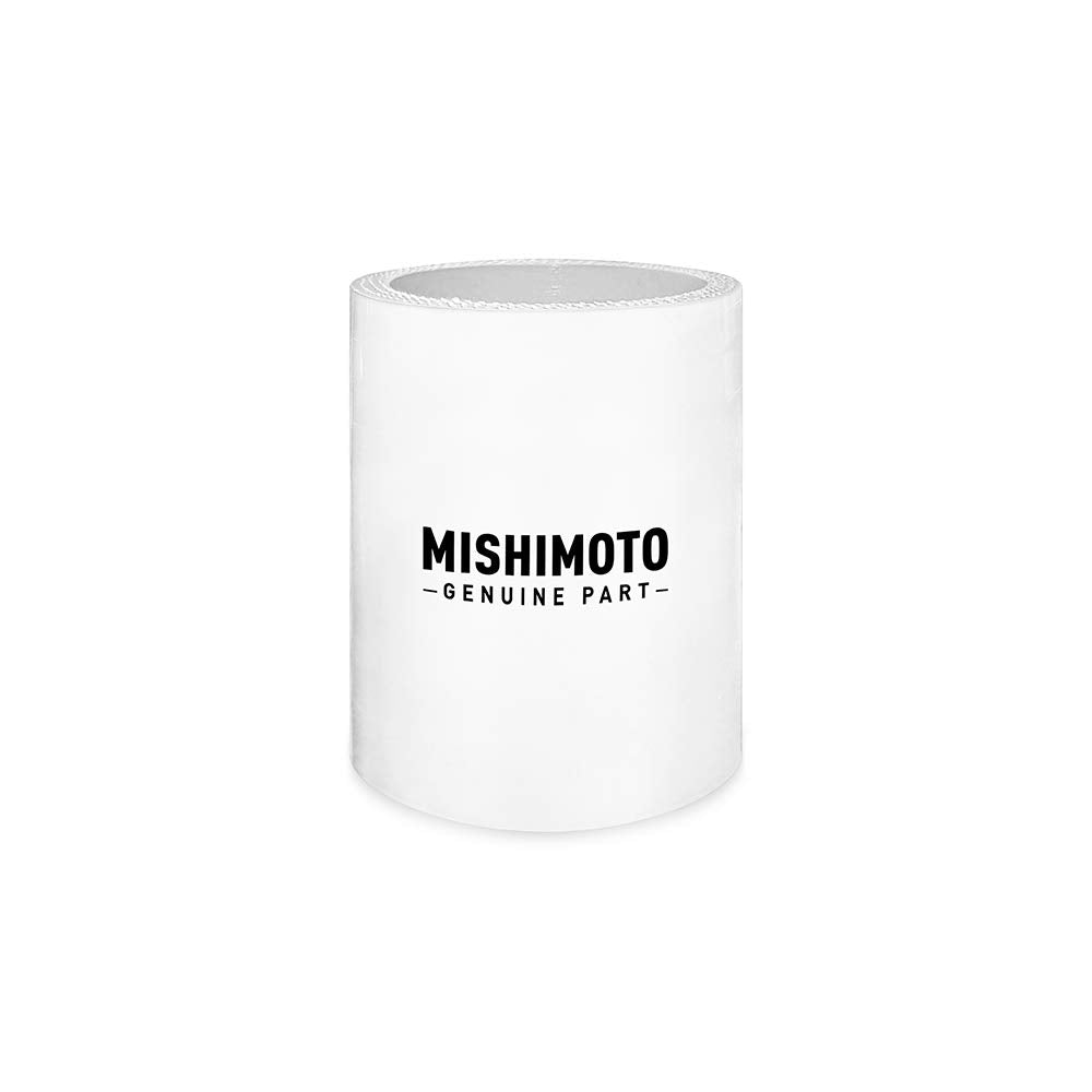 Straight Mishimoto Silicone Coupler - 2.5" to 1.5" White