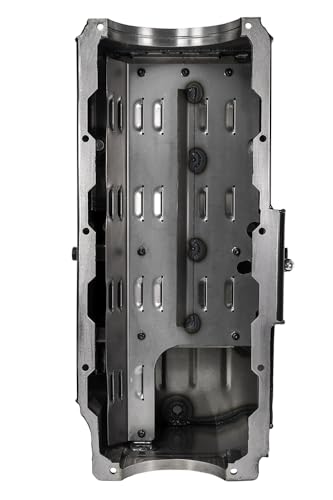Moroso Fabricated 20034 Big Block Chevy Mark IV Oil Pan, For Heavy Duty Marine Use, 10" Depth
