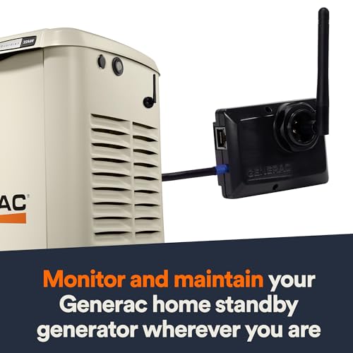 Generac Mobile Link 7170 Wi-Fi & Ethernet Device - Remote Monitoring and Control for Enhanced Generator Management,orange/black