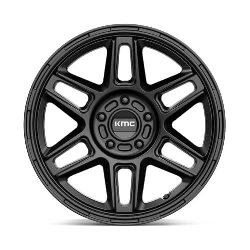 KMC Wheels 17X8 NOMAD 5X4.256 38mm SATIN BLACK - KM71678045738