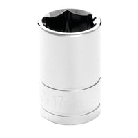 W32217 Performance Tool 1/2 Drive 17mm 6Point Socket, 1 Pack