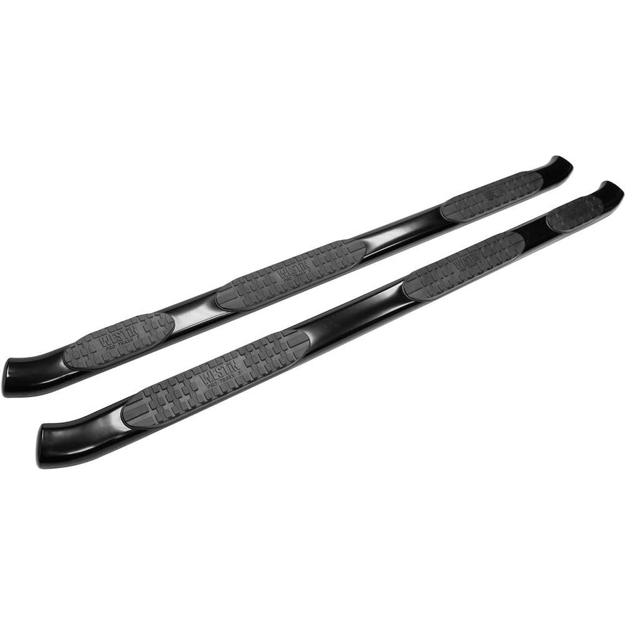 Westin PRO TRAXX 5 Oval Wheel to Wheel Nerf Bars fits 2007-2021 Tundra 6'5" Bed Double Cab Black Pair