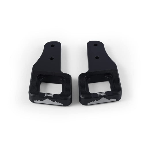Mishimoto BNTH-F150-17BK Off-Road Billet Tow Hooks, Compatible with Ford Raptor, 2017+, Micro-Wrinkle Black
