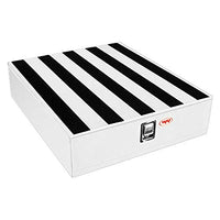 Modern RKI Rectangular Striped Steel Storage Box
