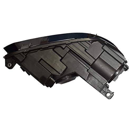 Left TYC Headlight Assembly Compatible with 2012-2018 Volkswagen Tiguan