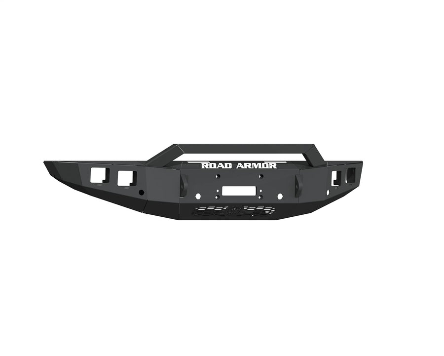 Vaquero Road Armor 3242VF6B Front Non-Winch Bumper Full Guard - Texture Black - Compatible with: 2024-2025 Chevy 2500 3500