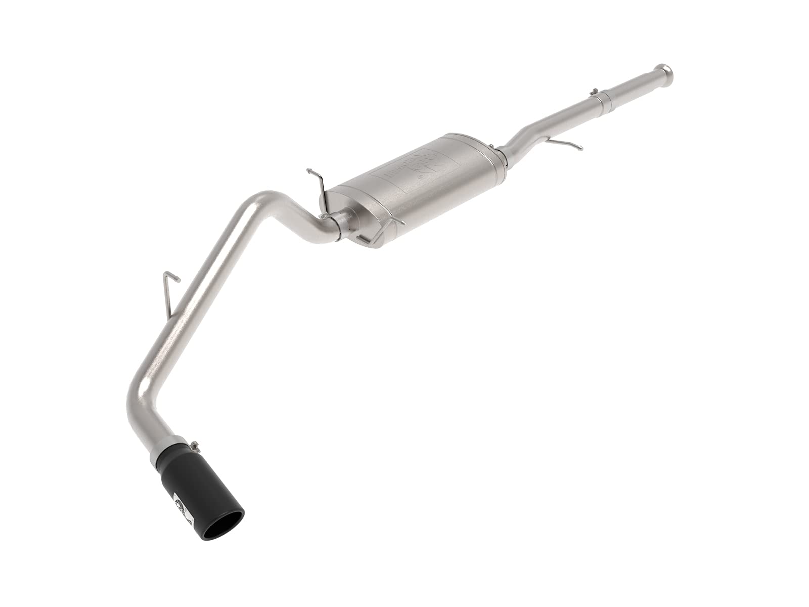Apollo GT Series aFe POWER 49-44136-B 3" Cat-Back Exhaust System, Black Tip, 409 Stainless Steel, fits GM Trucks