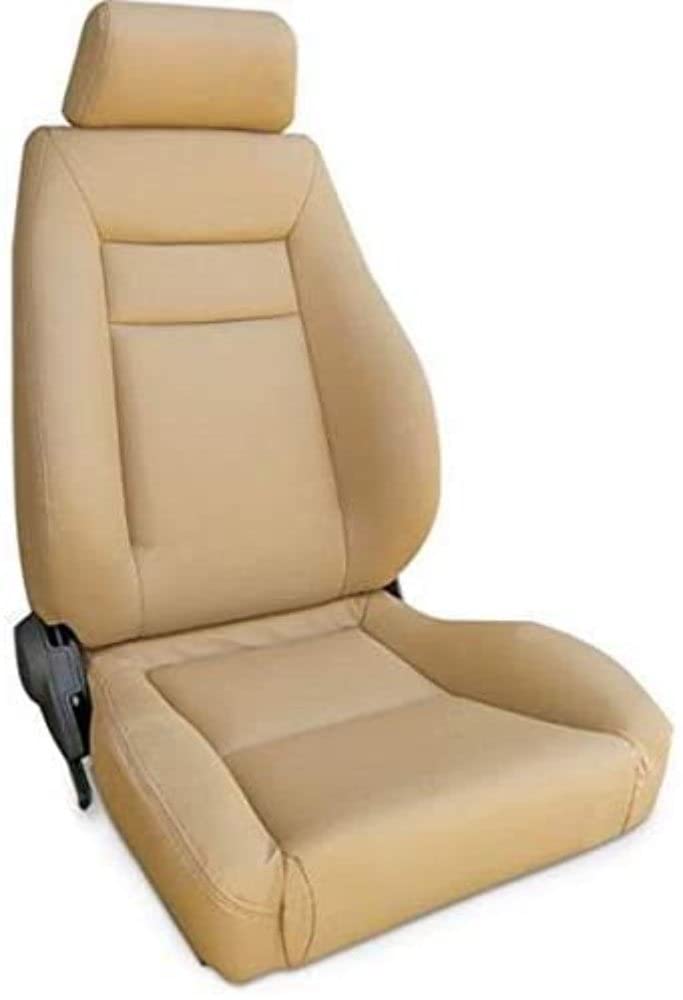 Beige Vinyl Racing Elite Recliner Right Seat ProCar by Scat 80-1100-54R