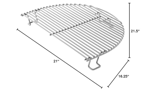 Primo 200 Oval Junior Ceramic Kamado Grill with Stainless Steel Grates - PGCJRH (2021)