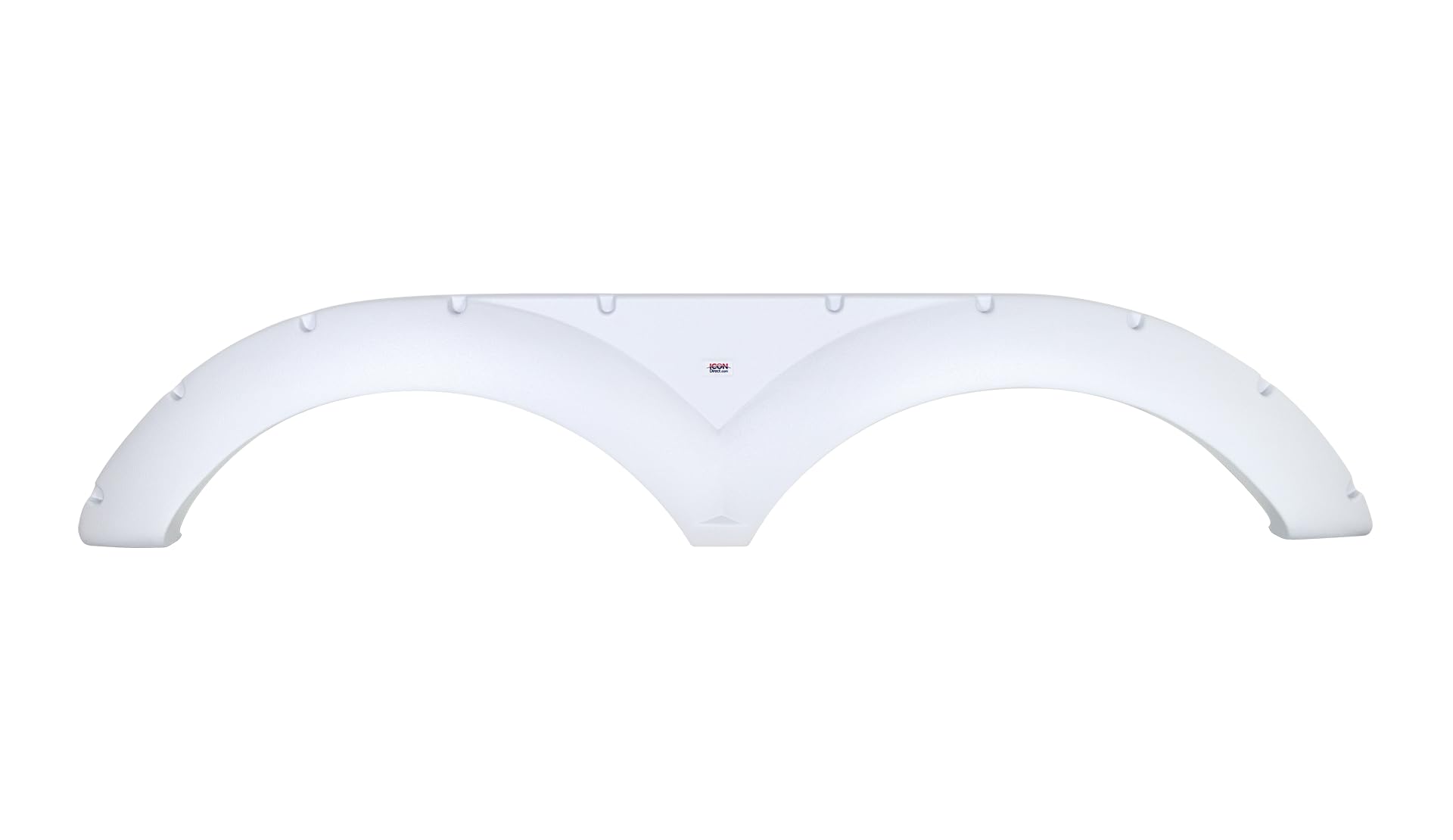 Tandem Axle Fender Skirt ICON 01705 for Keystone - Polar White