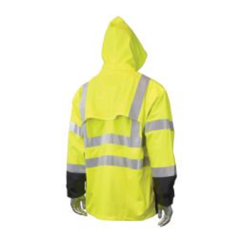 Industrial Safety Rain Jacket Radians RW07J-3ZGV-M