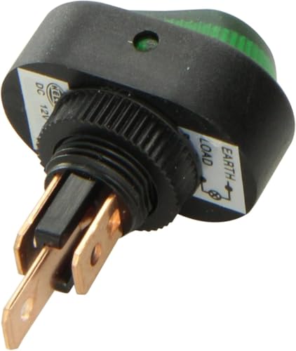 SPST H61920001 HELLA Green Rocker Switch