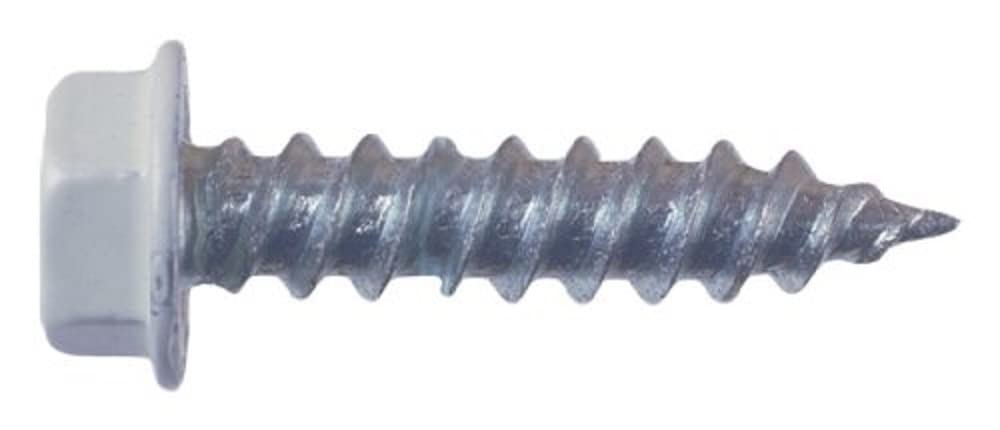 AP Products W 012-TR50 8 X 3/4 White Hex Washer Head Screw - Pack of 50