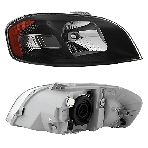 Headlight Xtune HD-JH-CAVEO07-AM-BK (k Model Only (Don't fit Hatchback Models) / Pontiac G3 2009 Notchback Models/Pontiac Wave 07-09 Notchback Models OEM Style s - Black)
