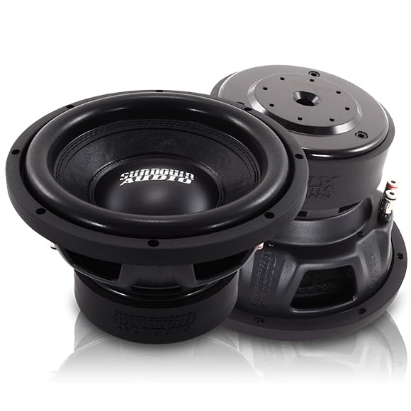 E Series v.4 Sundown Audio 12" D2 Car Subwoofer - 750W RMS / 1500W Peak, Dual 2-ohm Voice Coil, Optimized for Ported Enclosures, Deep Bass – E12v4D2