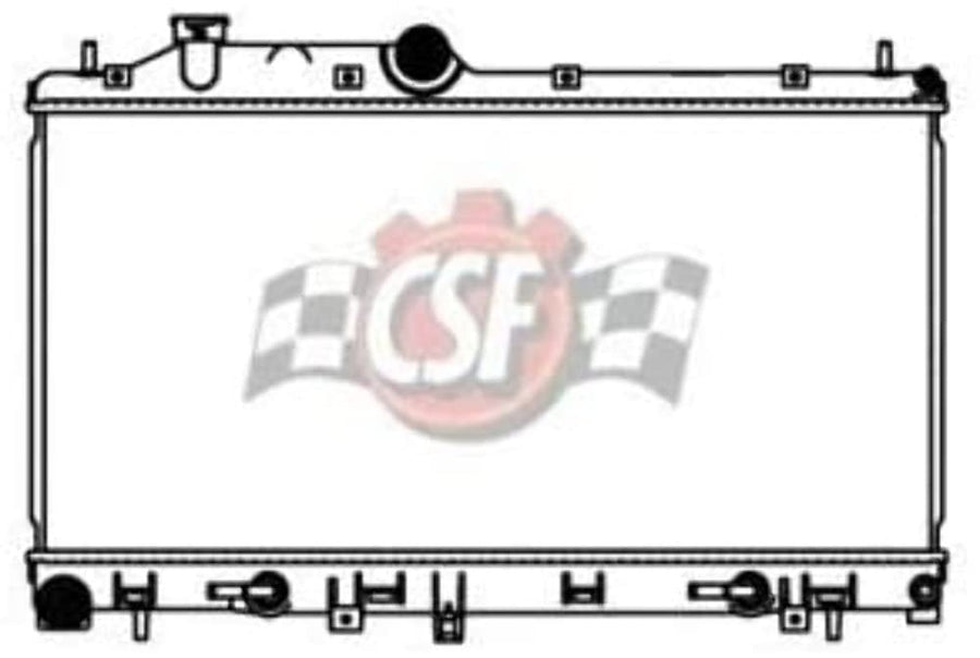 Radiator CSF 3439: Subaru Forester 2.5L 2013-2009
