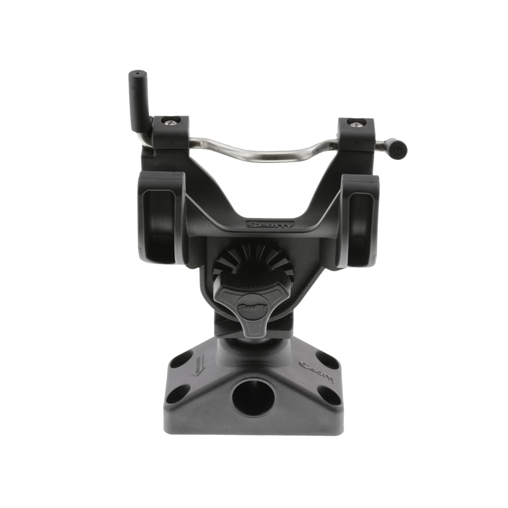 Scotty Universal Rod Holder 290 R-5 with 0241 Side/Deck Mount - Black