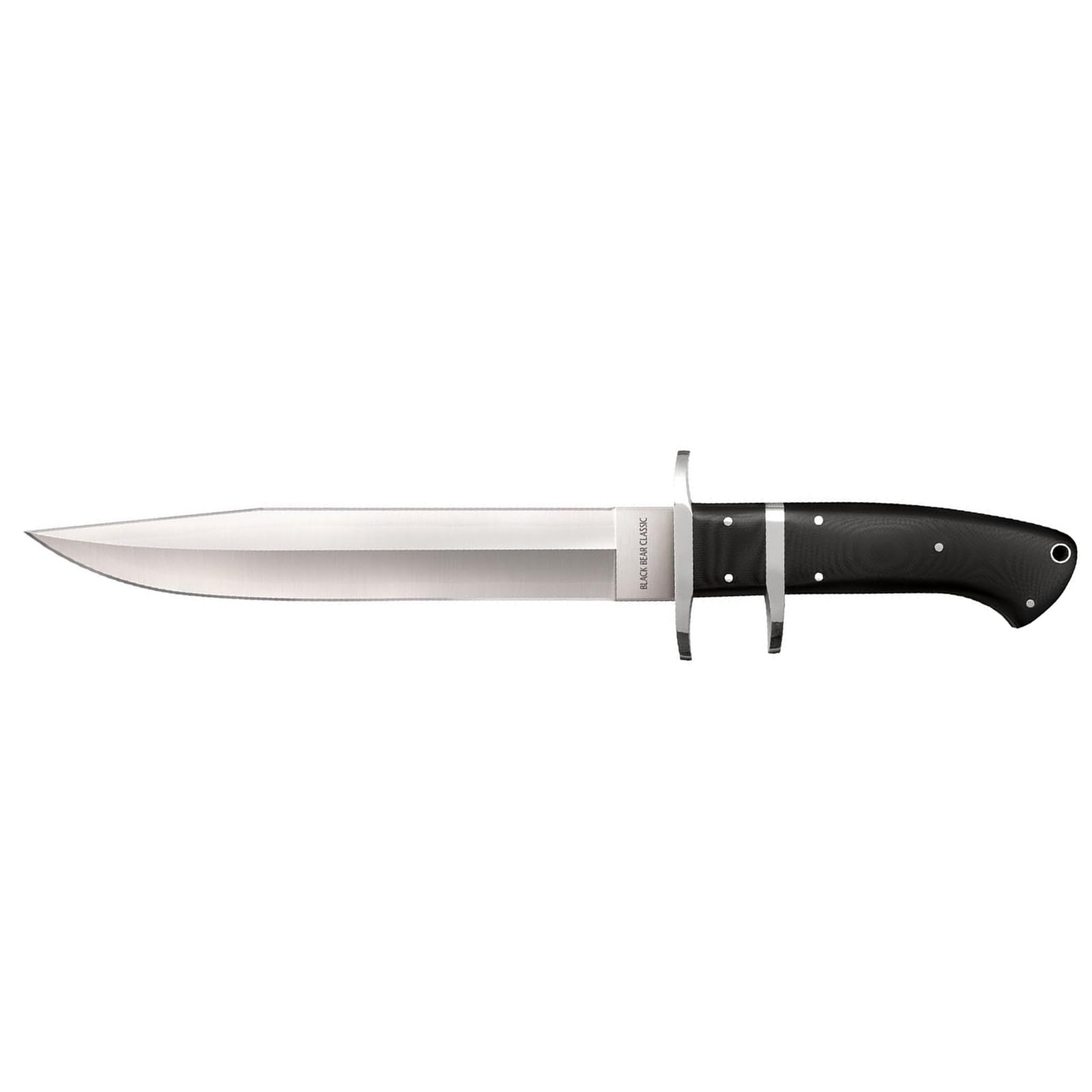 Cold Steel 8.25" Black Bear Classic VG-10 San Mai III Clip-Point Blade 5" G-10 Handle Fixed Blade Knife w/Secure-Ex Sheath