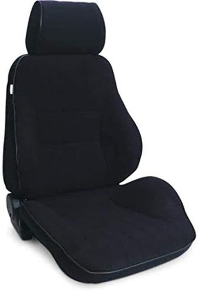 Black Velour ProCar by Scat 80-1000-61RS Racing Rally Smooth Back Recliner Right Seat