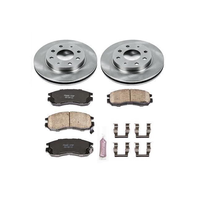 Power Stop Autospecialty KOE1090 Front Replacement Brake Kit-OE Brake Rotors & Ceramic Brake Pads
