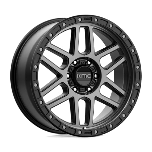 KMC Wheels 20X9 MESA 6X1355.71 18mm SATIN BLACK WITH GRAY TINT - KM54429063418