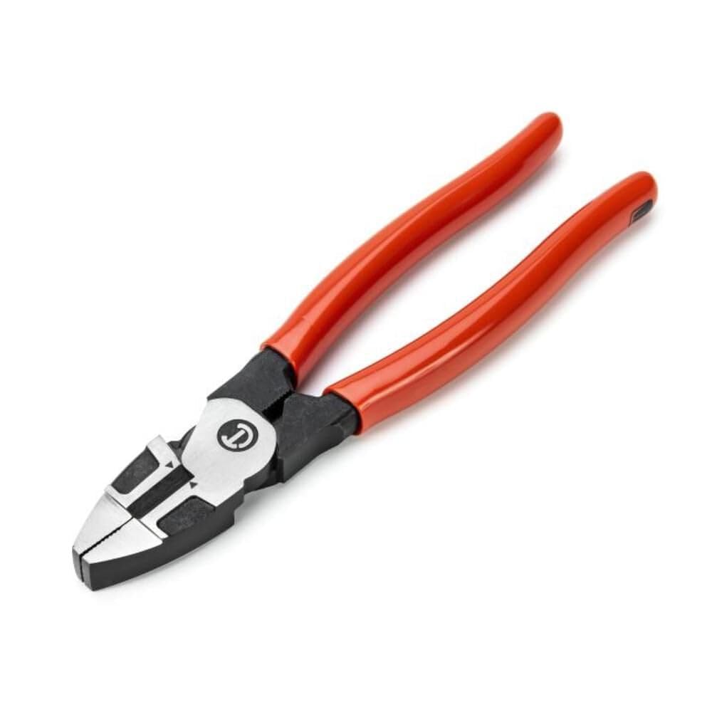 Crescent Z2 Plier Lineman's with Dipped Handle - Home Improvement, Repair & Electrician Tool for Cable Cutting - 9.5" - Z20509-06