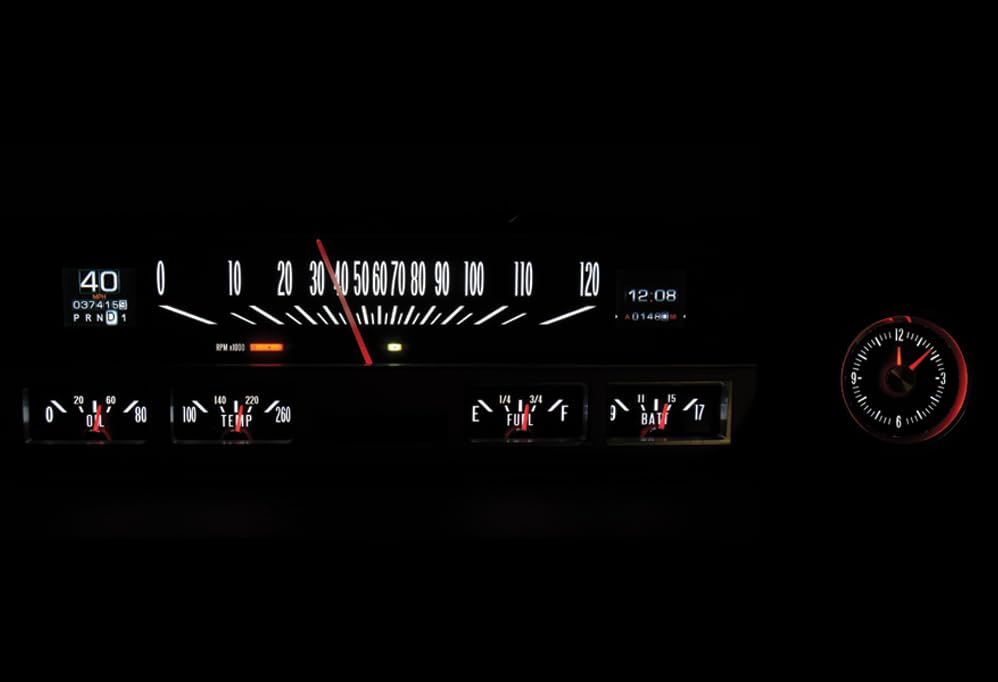 RTX Gauge Instrument System Dakota Digital Compatible with Cadillac 1960 RTX-60C-CAD-X