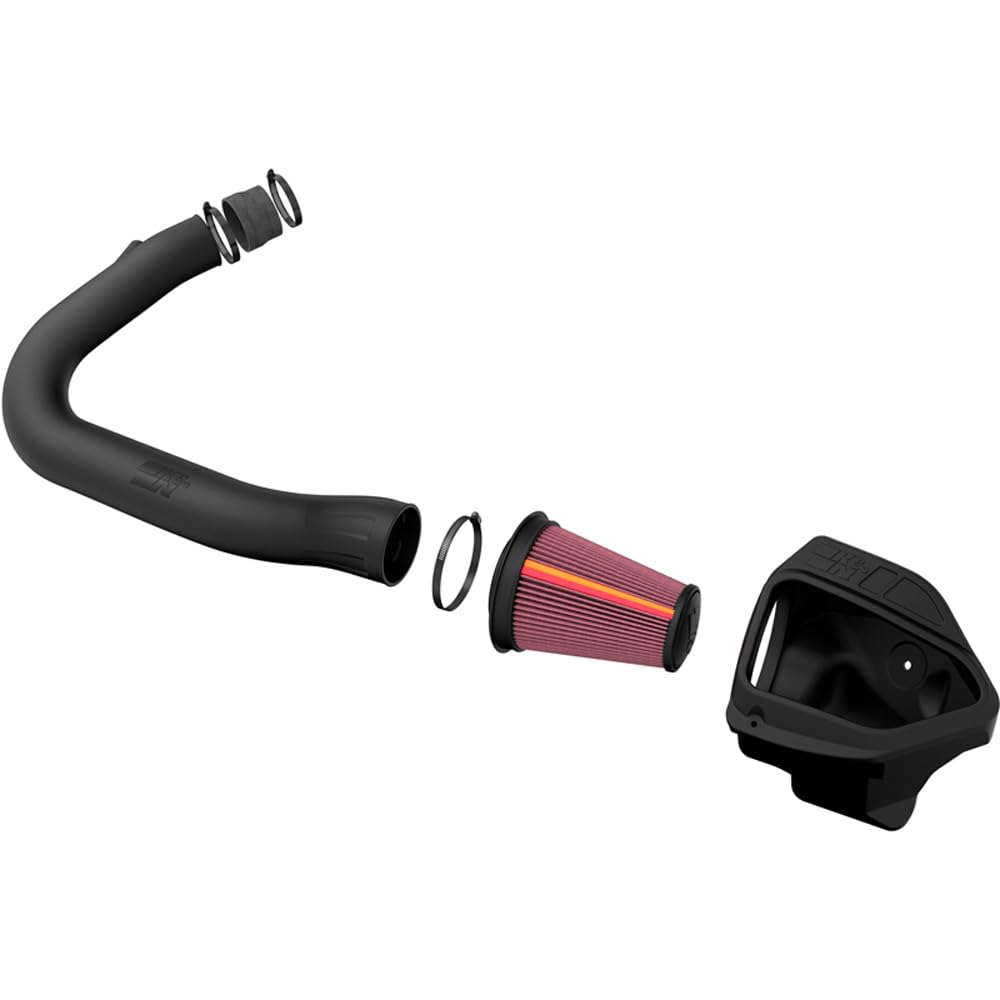 NextGen K&N Cold Air Intake System: High-Flow Cotton Filter: Compatible with 2011-2023 Dodge/Chrysler: Challenger, Charger, 300, 300C, 50-2544